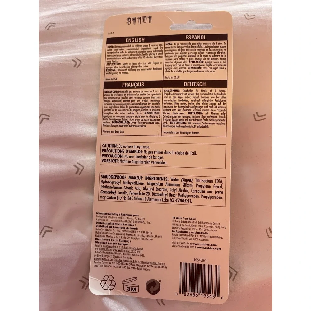 Smudge proof Cream‎ Makeup Tube 1oz